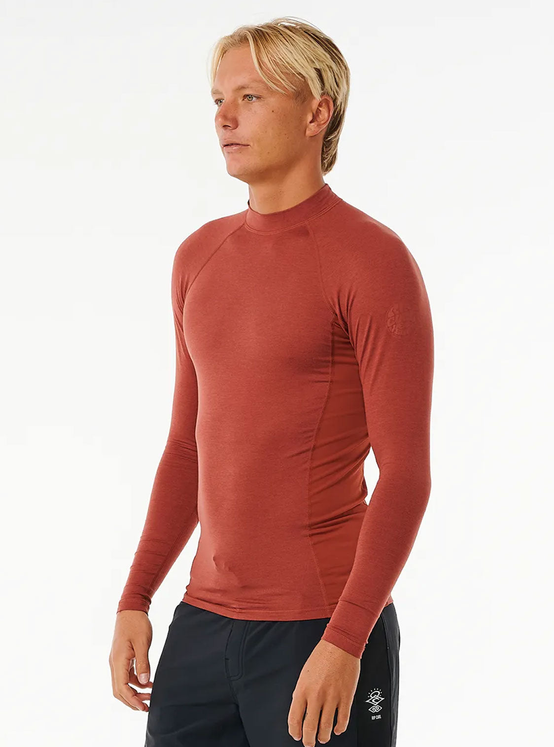 Rip Curl Lycra Dawn Patrol Upf Perf L/S Red Marle