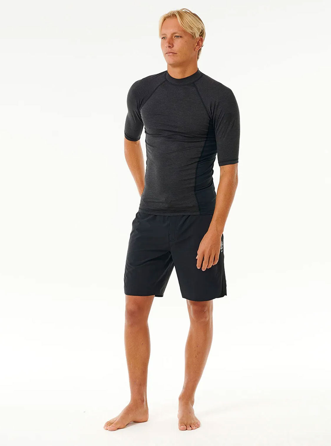 Rip Curl Lycra Dawn Patrol Upf Perf S/S Black Marle