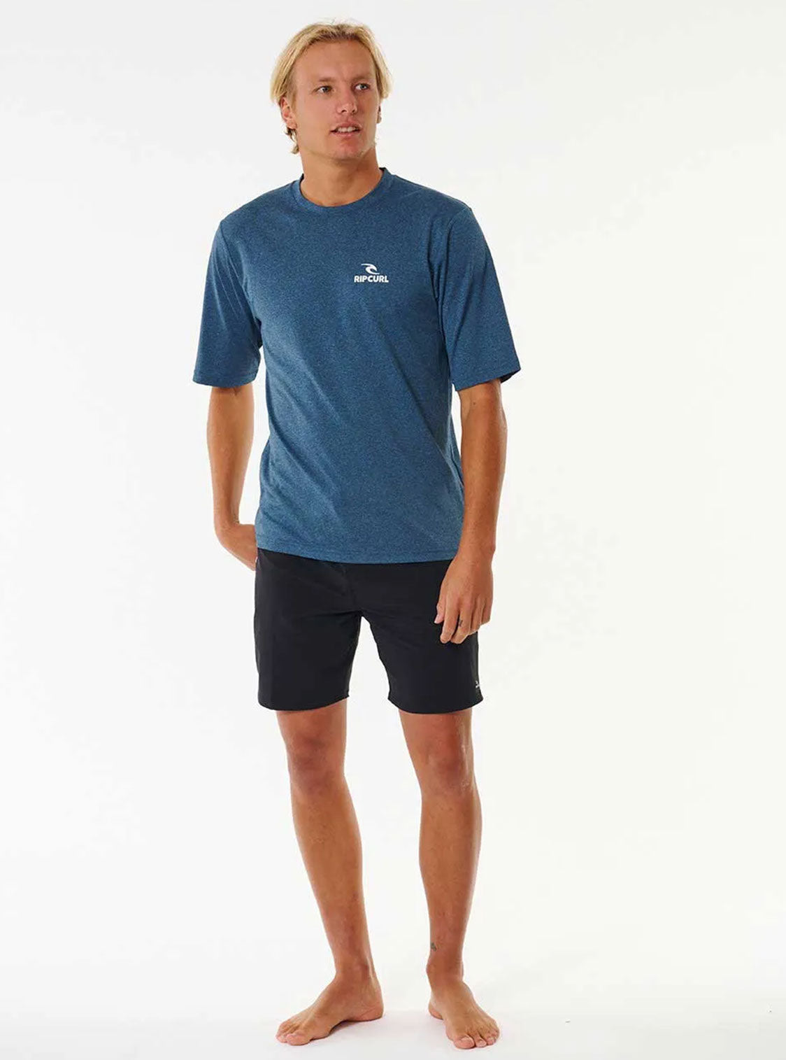 Rip Curl Lycra Stack Upf S/S Navy Marle