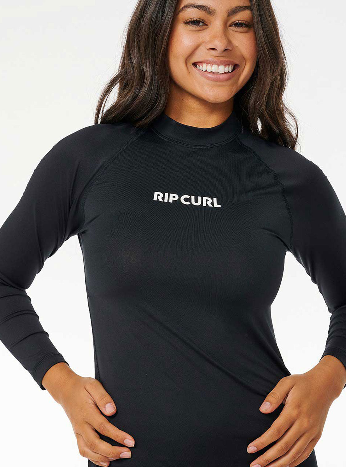 Rip Curl Lycra Classic Surf Ls Upf Rashguard Black