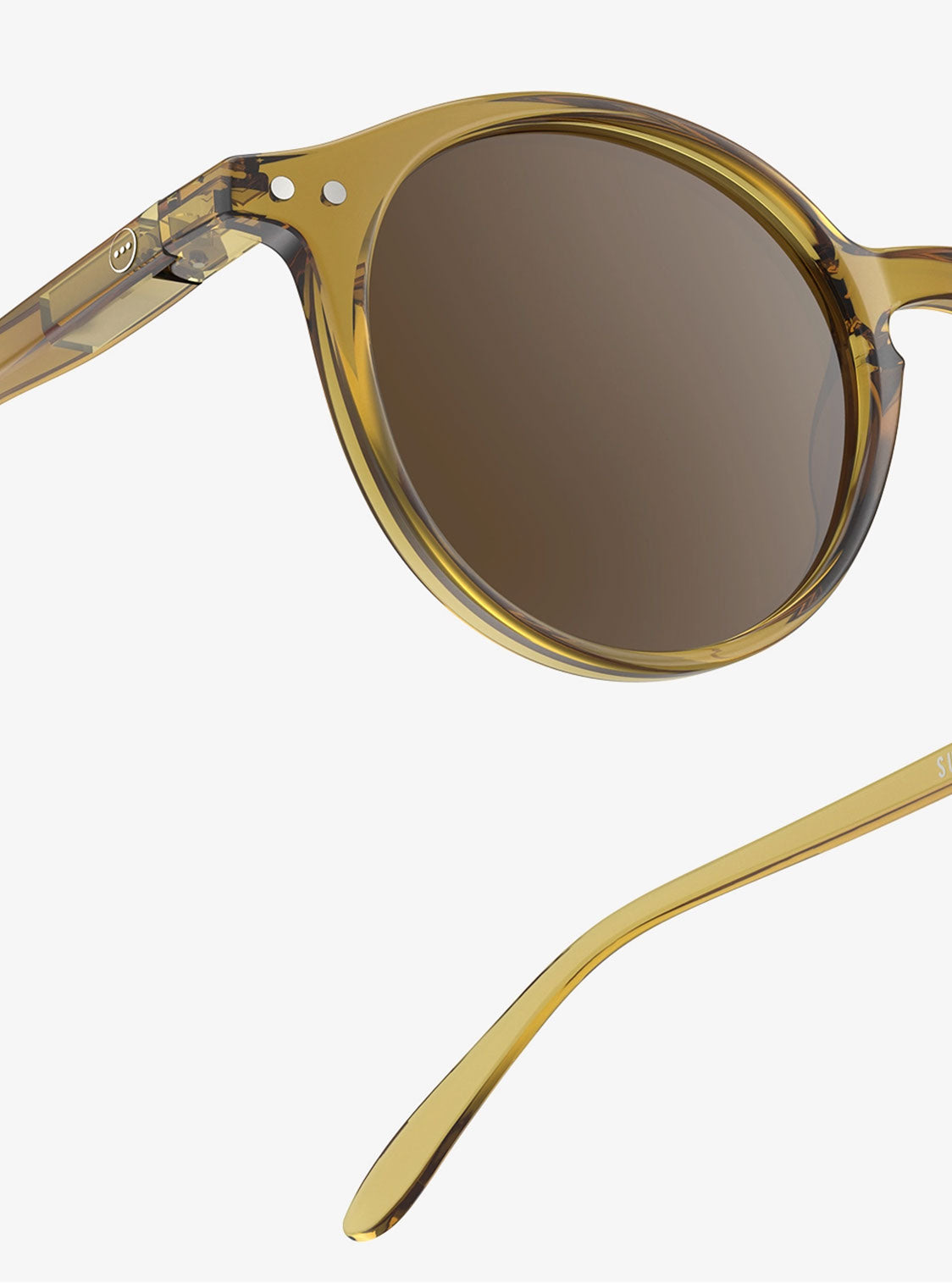 Okulary Przeciwsłoneczne Izipizi The Iconic #D Golden Green