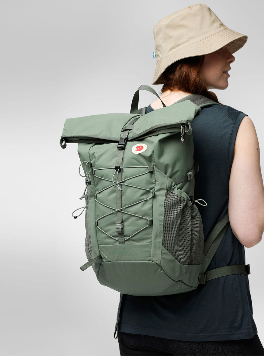 Plecak Fjallraven Abisko Hike Foldsack Patina Green