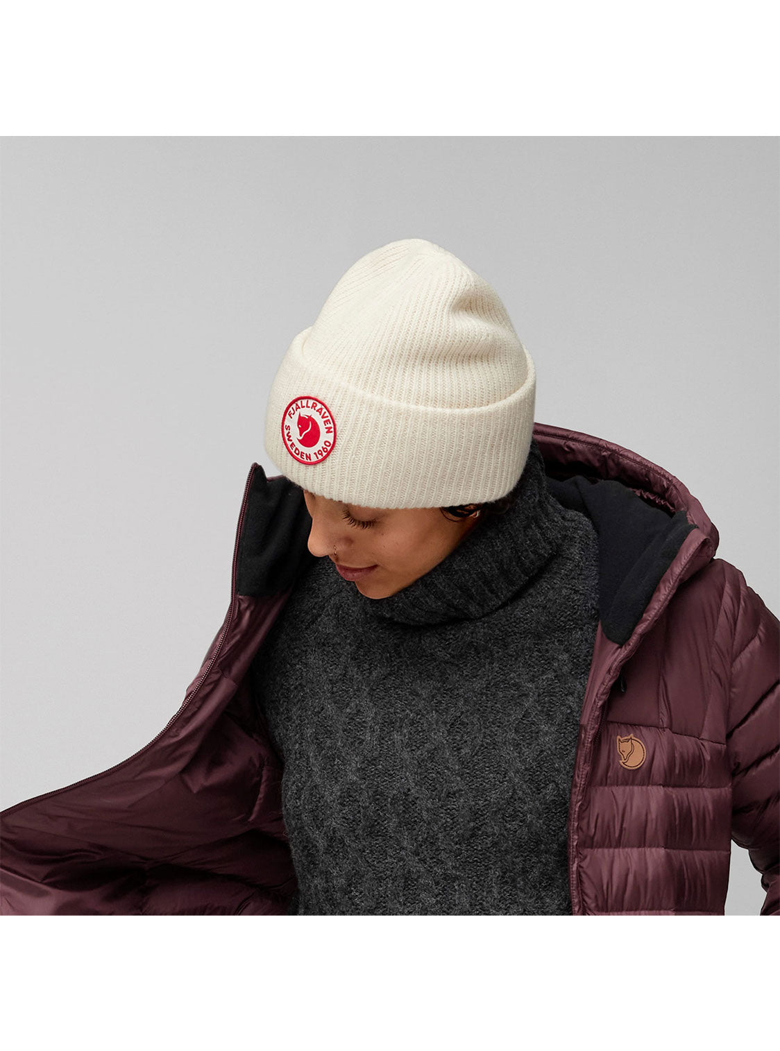 Czapka Fjallraven 1960 Logo Hat Chalk White