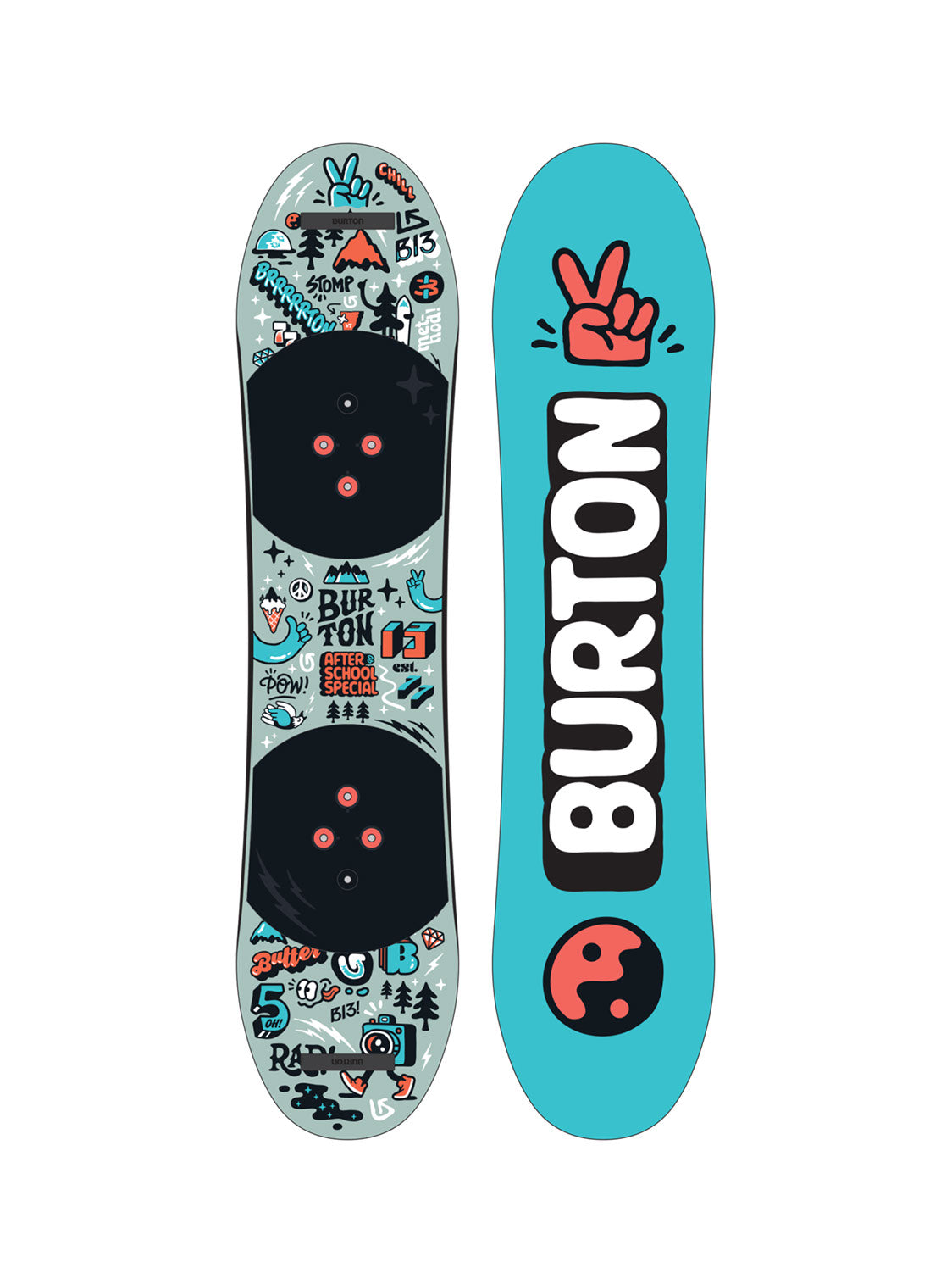 Deska snowboardowa dziecięca z wiązaniami Burton Kids' After School Special Board and Binding Package