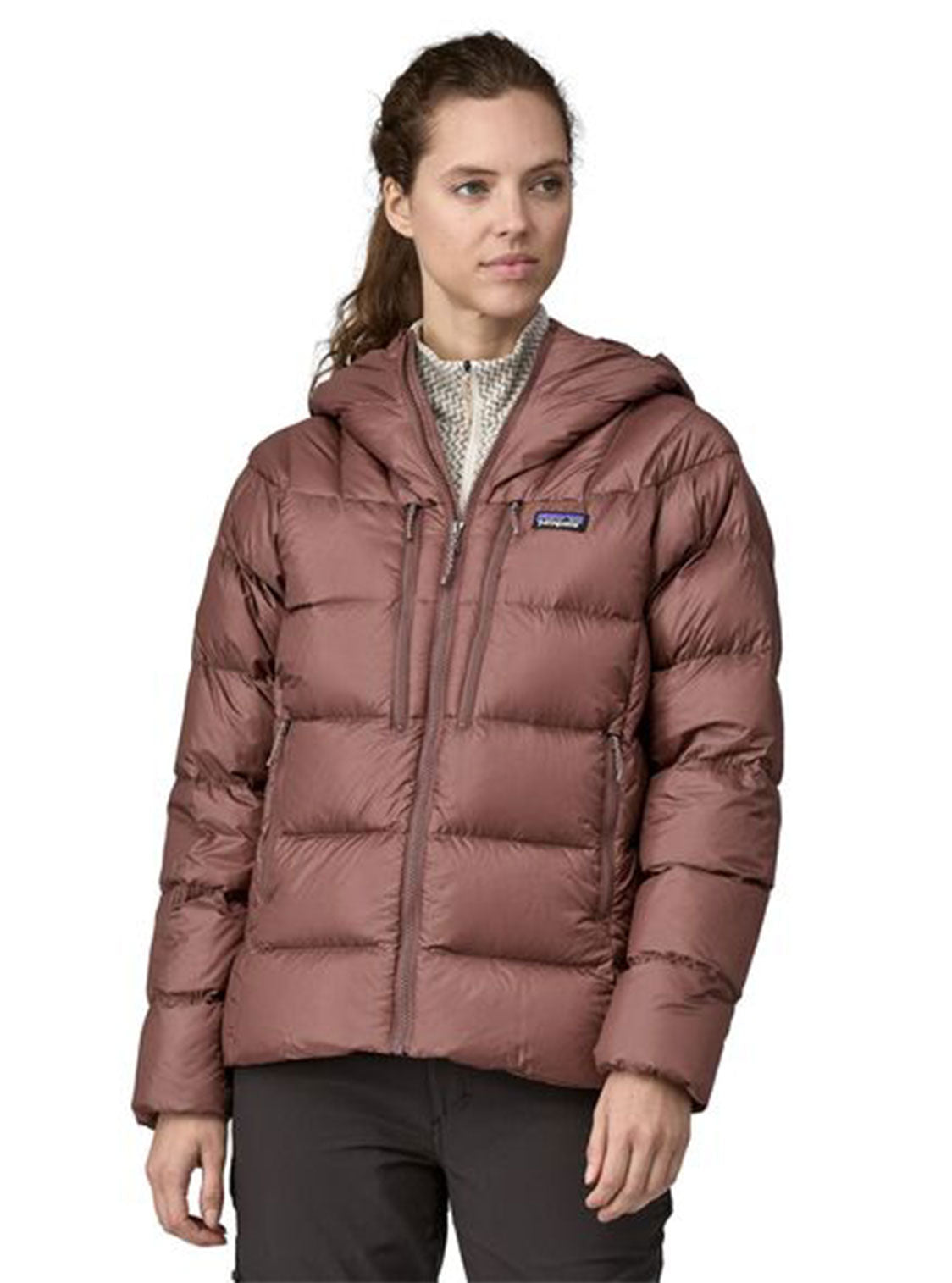 Damska kurtka Patagonia Fitz Roy Down Hoody