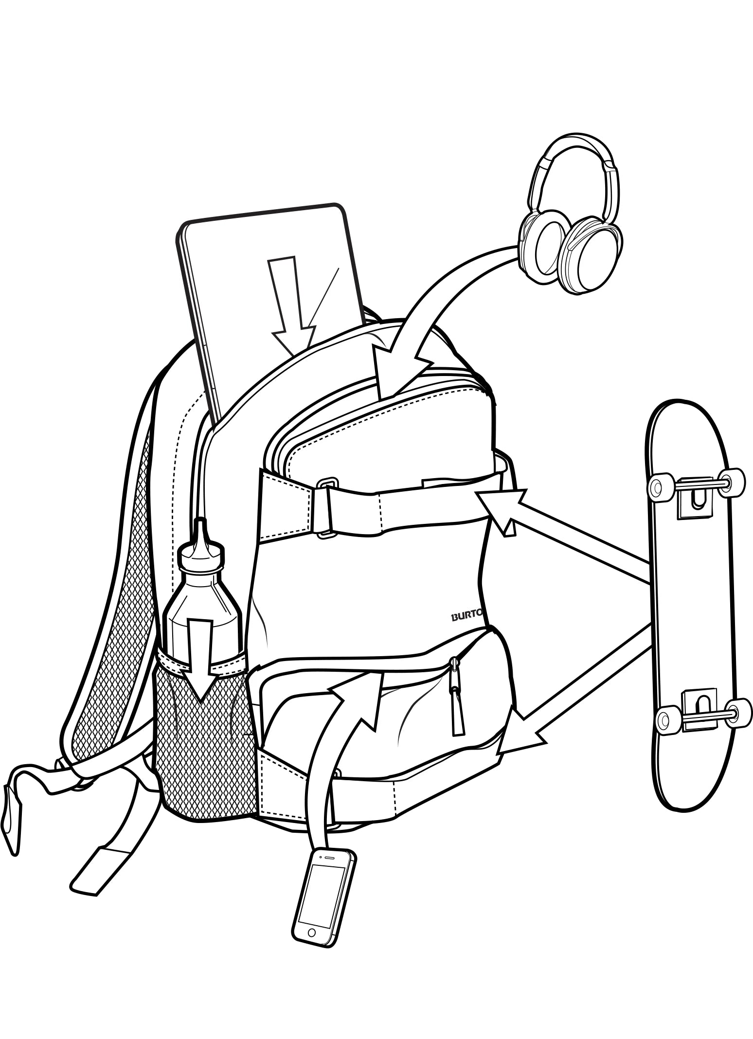 Plecak Burton Treble Yell 21L Backpack